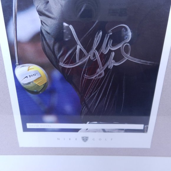 David Duval Golfer Signed Autographed Framed Photo - Picture 4 of 9